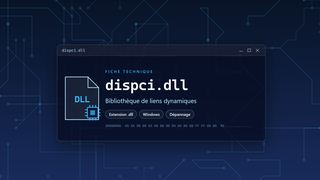 Visuel technique du fichier dispci.dll, bibliothèque de liens dynamiques de Windows