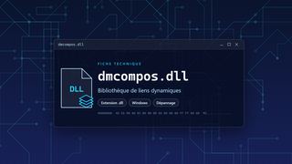 Visuel technique du fichier dmcompos.dll, bibliothèque de liens dynamiques de Windows