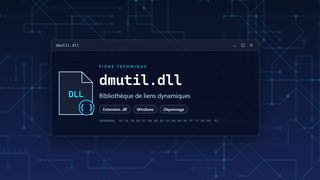 Visuel technique du fichier dmutil.dll, bibliothèque de liens dynamiques de Windows