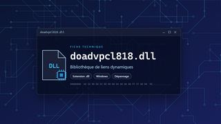 Visuel technique du fichier doadvpcl818.dll, bibliothèque de liens dynamiques de Windows