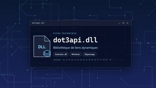 Visuel technique du fichier dot3api.dll, bibliothèque de liens dynamiques de Windows