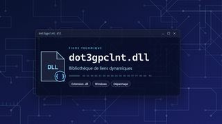 Visuel technique du fichier dot3gpclnt.dll, bibliothèque de liens dynamiques de Windows