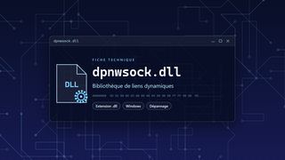 Visuel technique du fichier dpnwsock.dll, bibliothèque de liens dynamiques de Windows