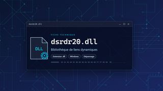 Visuel technique du fichier dsrdr20.dll, bibliothèque de liens dynamiques de Windows