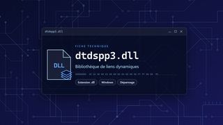 Visuel technique du fichier dtdspp3.dll, bibliothèque de liens dynamiques de Windows