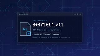 Visuel technique du fichier dtifltif.dll, bibliothèque de liens dynamiques de Windows
