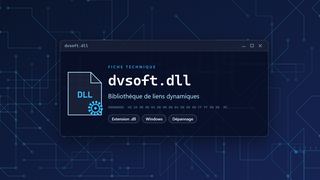 Visuel technique du fichier dvsoft.dll, bibliothèque de liens dynamiques de Windows