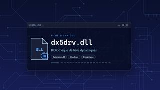 Visuel technique du fichier dx5drv.dll, bibliothèque de liens dynamiques de Windows