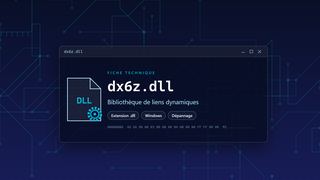 Visuel technique du fichier dx6z.dll, bibliothèque de liens dynamiques de Windows