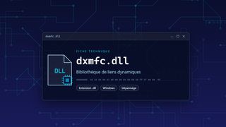 Visuel technique du fichier dxmfc.dll, bibliothèque de liens dynamiques de Windows