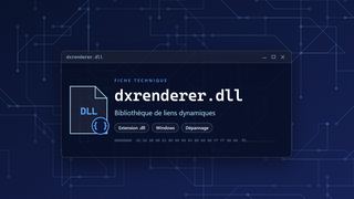 Visuel technique du fichier dxrenderer.dll, bibliothèque de liens dynamiques de Windows