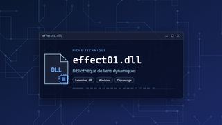 Visuel technique du fichier effect01.dll, bibliothèque de liens dynamiques de Windows