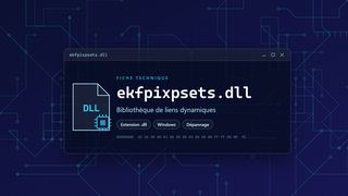 Visuel technique du fichier ekfpixpsets.dll, bibliothèque de liens dynamiques de Windows