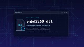 Visuel technique du fichier embd3260.dll, bibliothèque de liens dynamiques de Windows