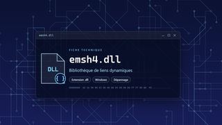 Visuel technique du fichier emsh4.dll, bibliothèque de liens dynamiques de Windows