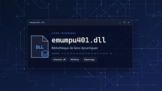 Visuel technique du fichier emumpu401.dll, bibliothèque de liens dynamiques de Windows