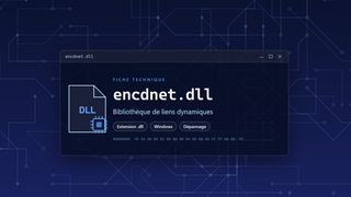 Visuel technique du fichier encdnet.dll, bibliothèque de liens dynamiques de Windows