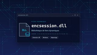 Visuel technique du fichier encsession.dll, bibliothèque de liens dynamiques de Windows