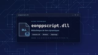 Visuel technique du fichier eonppscript.dll, bibliothèque de liens dynamiques de Windows