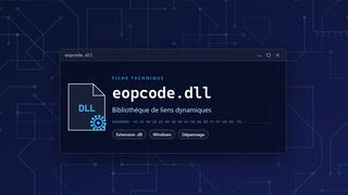 Visuel technique du fichier eopcode.dll, bibliothèque de liens dynamiques de Windows