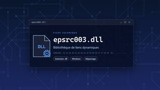 Visuel technique du fichier epsrc003.dll, bibliothèque de liens dynamiques de Windows