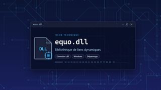 Visuel technique du fichier equo.dll, bibliothèque de liens dynamiques de Windows