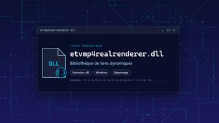 Visuel technique du fichier etvmp4realrenderer.dll, bibliothèque de liens dynamiques de Windows
