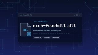 Visuel technique du fichier exch-fcachdll.dll, bibliothèque de liens dynamiques de Windows