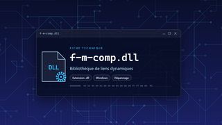 Visuel technique du fichier f-m-comp.dll, bibliothèque de liens dynamiques de Windows