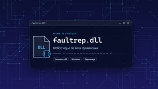 Visuel technique du fichier faultrep.dll, bibliothèque de liens dynamiques de Windows
