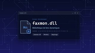 Visuel technique du fichier faxmon.dll, bibliothèque de liens dynamiques de Windows