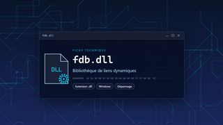 Visuel technique du fichier fdb.dll, bibliothèque de liens dynamiques de Windows