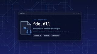 Visuel technique du fichier fde.dll, bibliothèque de liens dynamiques de Windows