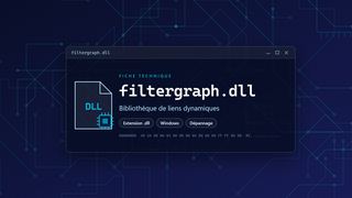 Visuel technique du fichier filtergraph.dll, bibliothèque de liens dynamiques de Windows