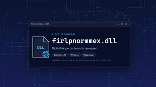 Visuel technique du fichier firlpnormmex.dll, bibliothèque de liens dynamiques de Windows