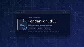 Visuel technique du fichier fonder-dn.dll, bibliothèque de liens dynamiques de Windows