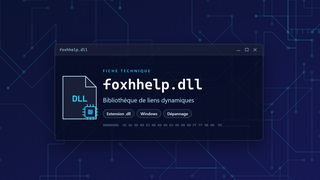 Visuel technique du fichier foxhhelp.dll, bibliothèque de liens dynamiques de Windows