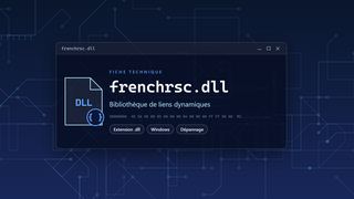 Visuel technique du fichier frenchrsc.dll, bibliothèque de liens dynamiques de Windows