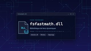 Visuel technique du fichier fsfastmath.dll, bibliothèque de liens dynamiques de Windows