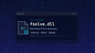 Visuel technique du fichier fsolve.dll, bibliothèque de liens dynamiques de Windows