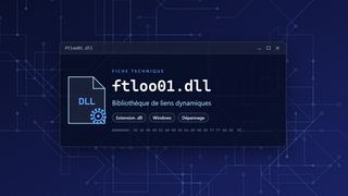 Visuel technique du fichier ftloo01.dll, bibliothèque de liens dynamiques de Windows