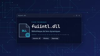 Visuel technique du fichier fuiintl.dll, bibliothèque de liens dynamiques de Windows