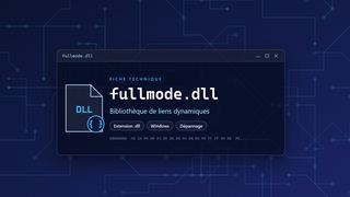 Visuel technique du fichier fullmode.dll, bibliothèque de liens dynamiques de Windows