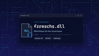 Visuel technique du fichier fzreschs.dll, bibliothèque de liens dynamiques de Windows