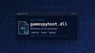 Visuel technique du fichier gamespyhost.dll, bibliothèque de liens dynamiques de Windows
