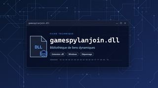 Visuel technique du fichier gamespylanjoin.dll, bibliothèque de liens dynamiques de Windows