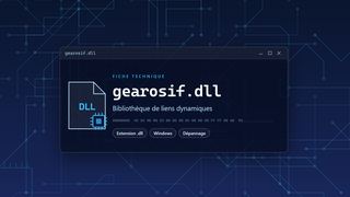 Visuel technique du fichier gearosif.dll, bibliothèque de liens dynamiques de Windows