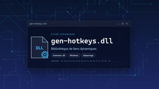 Visuel technique du fichier gen-hotkeys.dll, bibliothèque de liens dynamiques de Windows