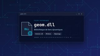 Visuel technique du fichier geom.dll, bibliothèque de liens dynamiques de Windows