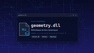 Visuel technique du fichier geometry.dll, bibliothèque de liens dynamiques de Windows